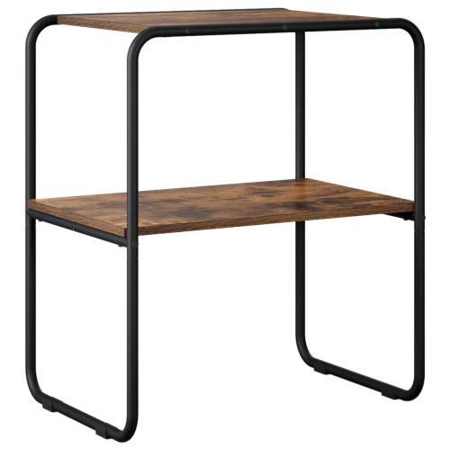 Конзолна маса Опушен дъб 80 x 42,5 x 70 см Инженерна дървесина