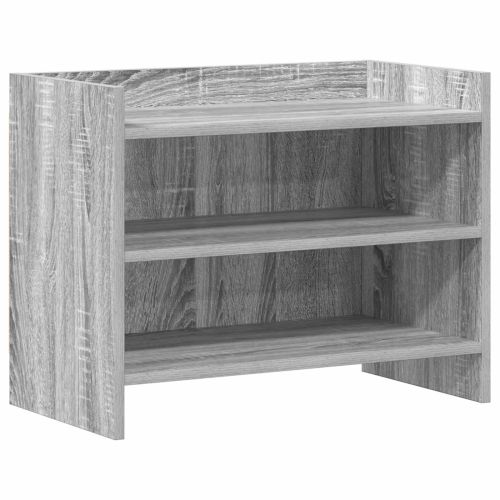 ТВ шкаф 60 x 33 x 47 см Сив Сонома Инженерна дървесина