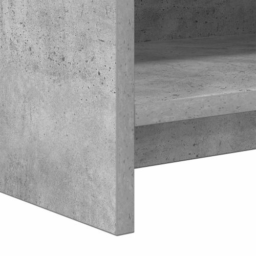 ТВ шкаф 168 x 33 x 47 см Бетонно сиво Инженерна дървесина