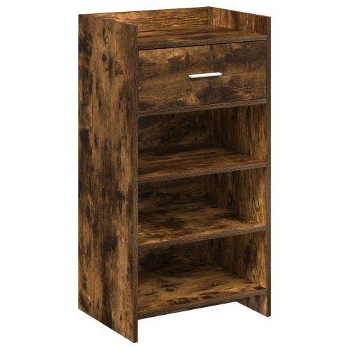 Шкаф за обувки Опушен дъб 48 x 36 x 92 см Инженерна дървесина