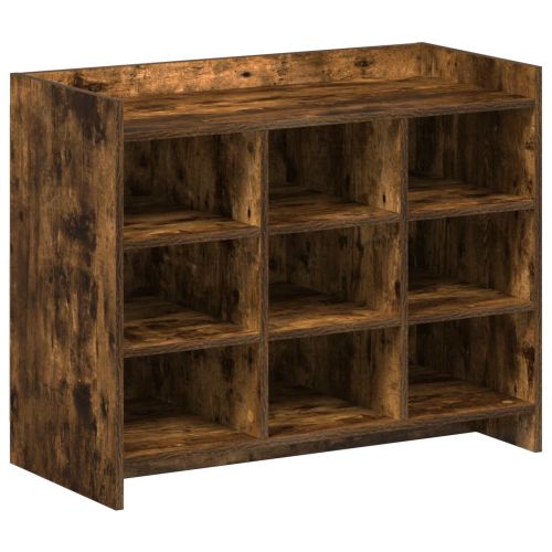 Шкаф за обувки Опушен дъб 85 x 39,5 x 70 см Инженерна дървесина