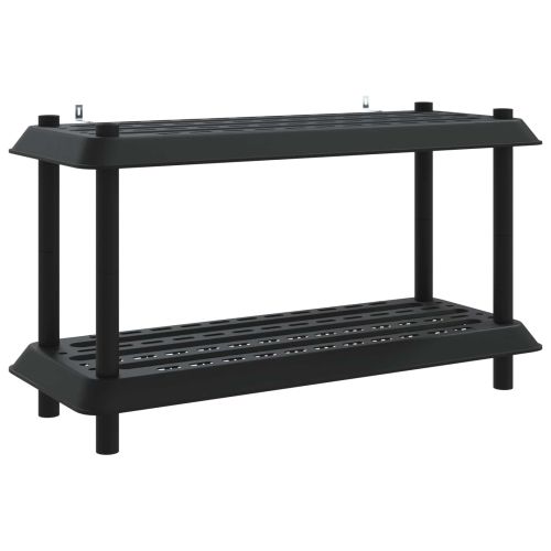 Рафтово единица 2 нива 100 x 40 x 55,5 см ПП Антрацит