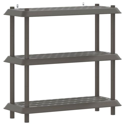 Рафтово единица 3 нива 100 x 40 x 96 см ПП Светлосиво