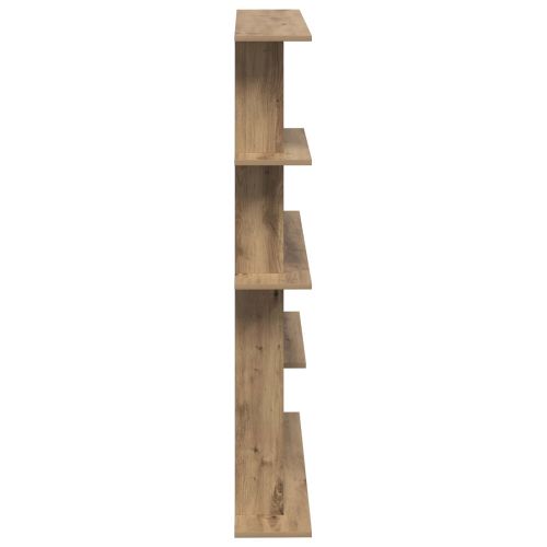 Стенен рафт Дъб артизан 102 x 20 x 130 см Инженерна дървесина