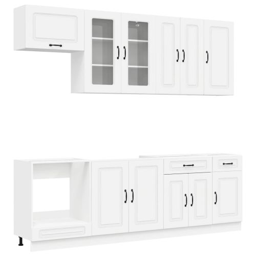 Кухненски единица KALMAR 8 pcs Бяло Инженерна дървесина