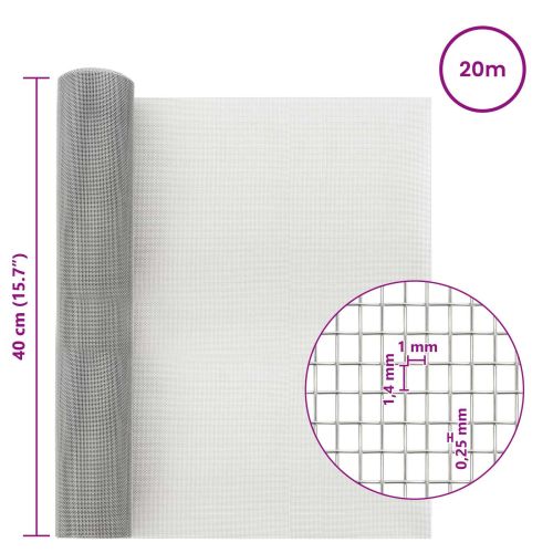 Мрежест екран 40 x 2000 см 18 mesh Неръждаема стомана 304