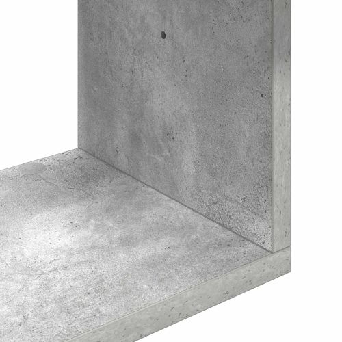 Стенен рафт Монтиране на стена Бетонно сиво 95 x 20 x 69,5 см