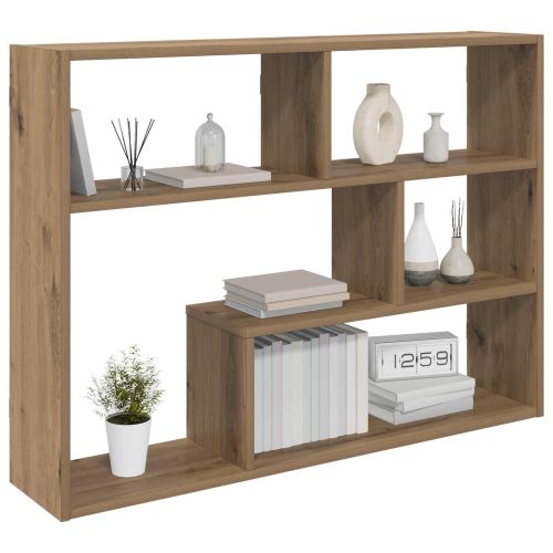 Стенен рафт Монтиране на стена Дъб артизан 95 x 20 x 69,5 см