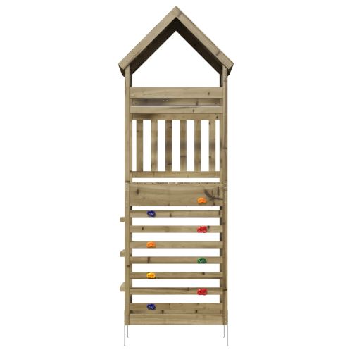 Кула за игра на открито Натурално 53 x 85 x 264 см