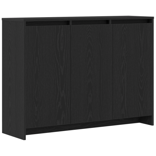 Служебен шкаф Черно 102 x 29.5 x 75 см Инженерна дървесина