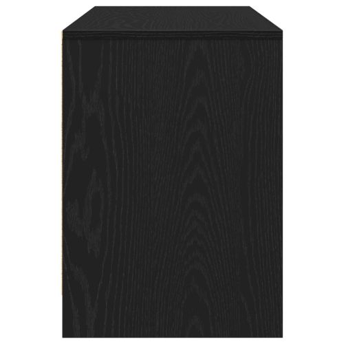 ТВ шкаф 102 x 37,5 x 52,5 см Черния дъб Инженерна дървесина