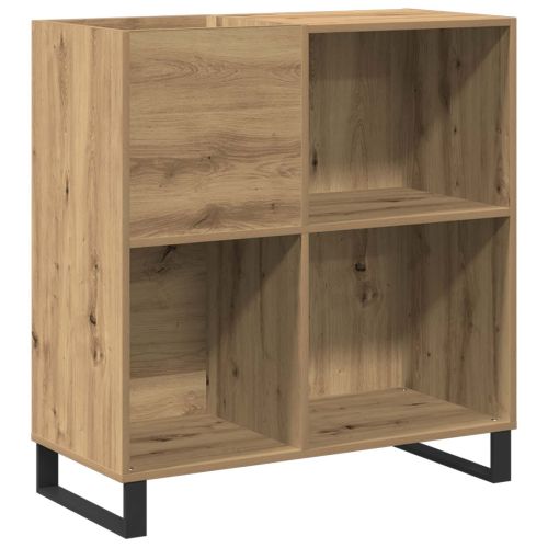 Шкаф за грамофонни плочи дъб артизан 84,5 x 38 x 89 см