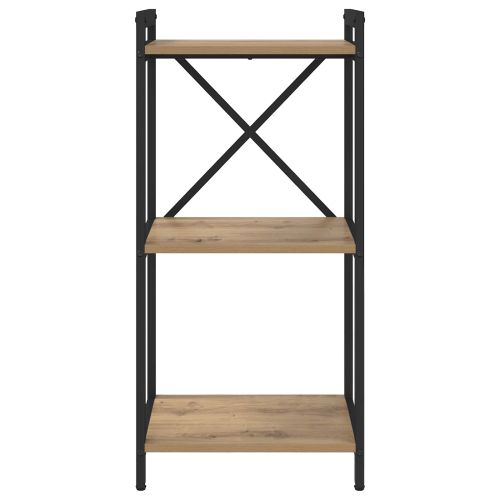 Рафт за книги 40 x 30 x 85 см Инженерна дървесина Дъб