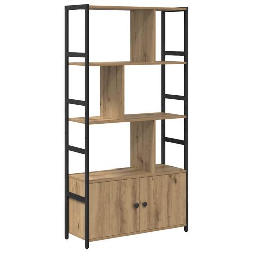 Рафт за книги Дъб 80 x 30 x 155,5 см Инженерно дърво