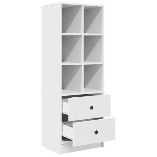 Висок шкаф Бяло 45,5 x 34 x 127 см
