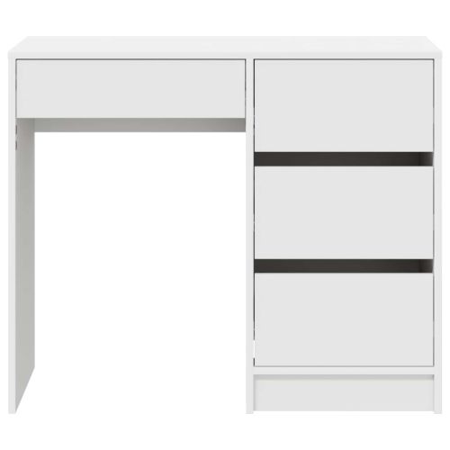 Бюро Бяло Инженерна дървесина 90 x 37.5 x 75 см