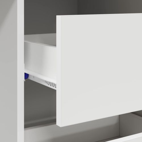 Бюро Бяло Инженерна дървесина 90 x 37.5 x 75 см