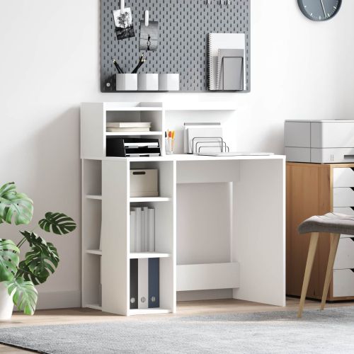 Бюро Бяло Инженерна дървесина 90 x 48 x 101,5 см