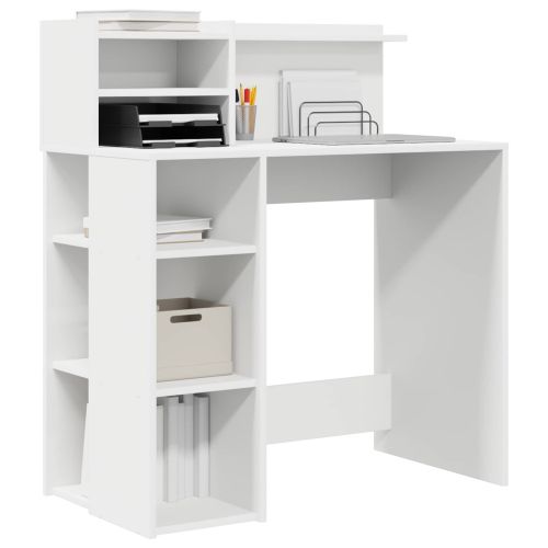 Бюро Бяло Инженерна дървесина 90 x 48 x 101,5 см