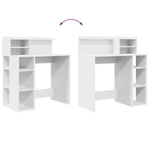 Бюро Бяло Инженерна дървесина 90 x 48 x 101,5 см