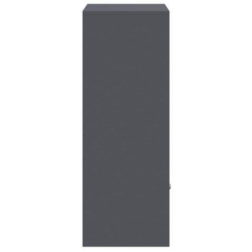 Пощенска кутия за пратки Антрацит 41 x 38 x 103 см Стомана