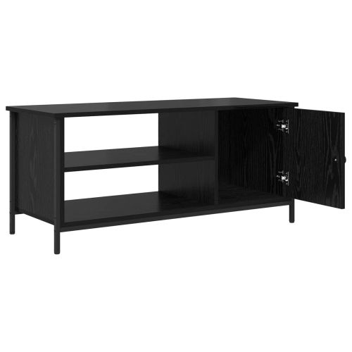 ТВ шкаф 100 x 40 x 45 cm Черния дъб Инженерна дървесина