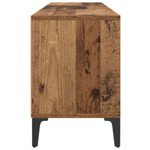 ТВ шкаф с чекмедже Старо дърво 150 x 30 x 45 см