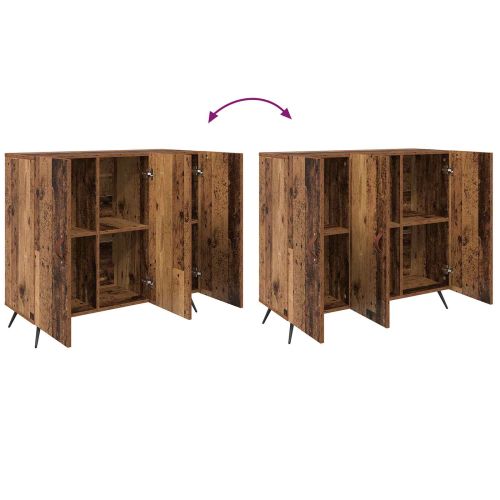 Служебен шкаф Старо дърво 89,5 x 34 x 80 см Инженерна дървесина