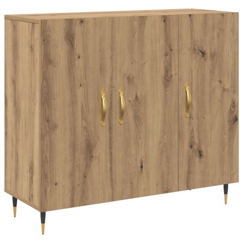 Служебен шкаф Дъб 90 x 34 x 80 см Инженерна дървесина