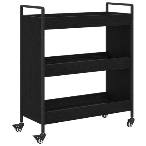 Кухненска количка Черния дъб 70 x 30 x 82 см Инженерно дърво
