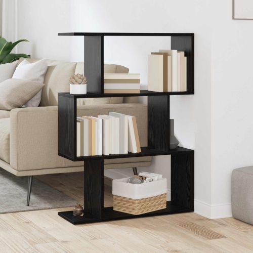 Шкаф за книги Черния дъб 70 x 24 x 97 см Инженерно дърво