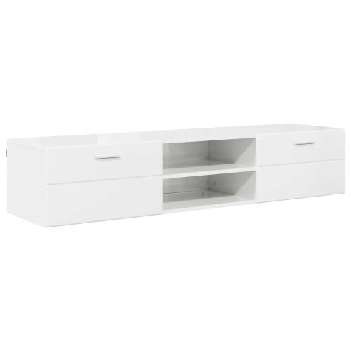 Дървен шкаф 150 x 39 x 30 см Циментено сиво Инженерна дървесина