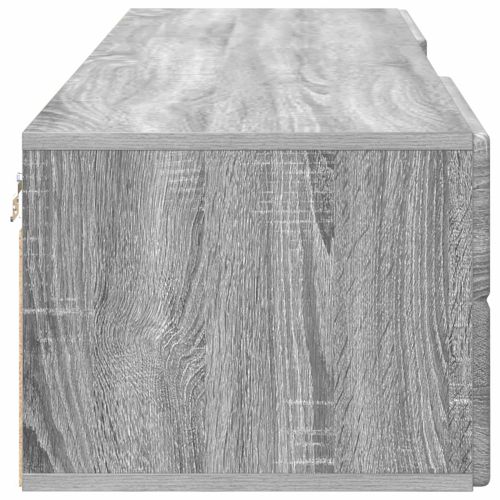 Дървен шкаф 150 x 39 x 30 см Сив Сонома Инженерна дървесина