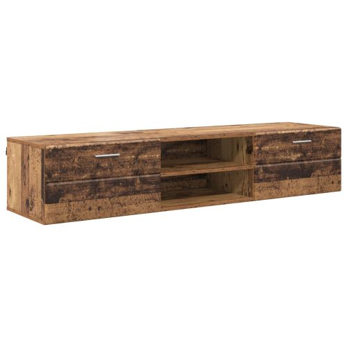 Дървен шкаф 150 x 39 x 30 см Старо дърво Инженерна дървесина