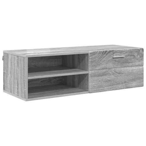 Дървен шкаф 100,5 x 39 x 30 см Сив Сонома Инженерна дървесина