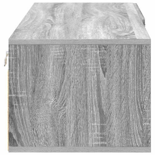 Дървен шкаф 100,5 x 39 x 30 см Сив Сонома Инженерна дървесина