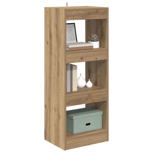 Шкаф за книги 3 нива 37 x 30 x 103 см Инженерно дърво