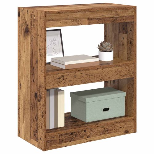 Шкаф за книги Старо дърво 60 x 30 x 72 см Инженерно дърво