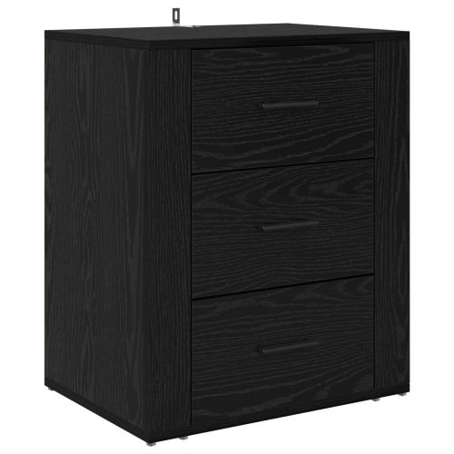 Нощен шкаф Черния дъб 35 x 50 x 60 см Инженерна дървесина