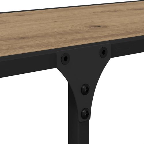 Рафт за книги дъб артизан 100 x 32 x 170 см Инженерно дърво