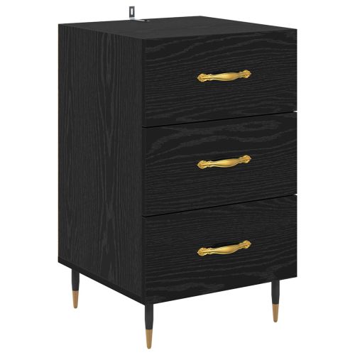 Нощен шкаф Черния дъб 40 x 40 x 66 см Инженерна дървесина