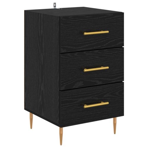 Нощен шкаф Черния дъб 40 x 40 x 66 см Инженерна дървесина