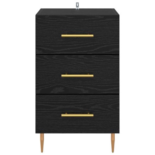 Нощен шкаф Черния дъб 40 x 40 x 66 см Инженерна дървесина