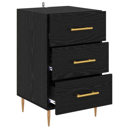 Нощен шкаф Черния дъб 40 x 40 x 66 см Инженерна дървесина