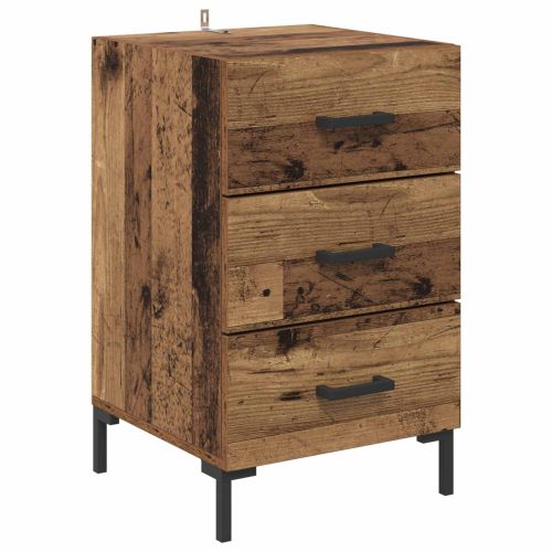 Нощен шкаф Старо дърво 40 x 40 x 66 см Инженерна дървесина