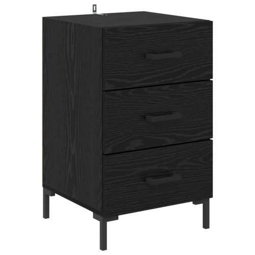 Нощен шкаф Черния дъб 40 x 40 x 66 см Инженерна дървесина