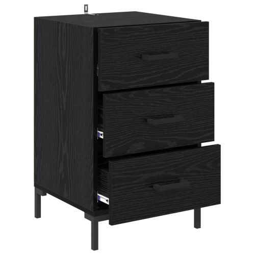 Нощен шкаф Черния дъб 40 x 40 x 66 см Инженерна дървесина