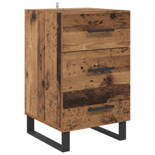 Нощен шкаф Старо дърво 40 x 40 x 66 см Инженерна дървесина