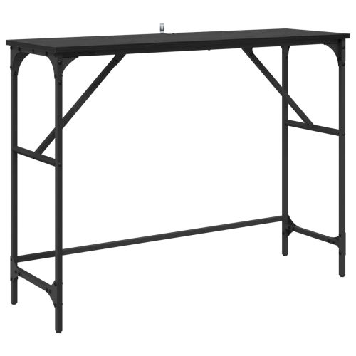 Конзолна маса Черния дъб 100 x 32 x 75 см Инженерна дървесина