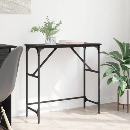 Конзолна маса Черния дъб 75 x 32 x 75 см Инженерна дървесина